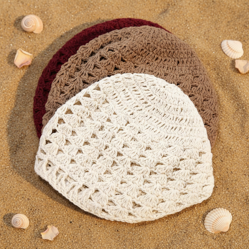 Embrun - Chapeau Crochet Perles