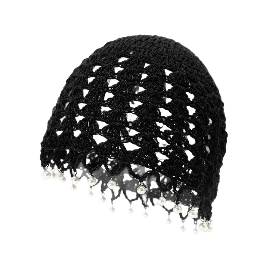 Embrun - Chapeau Crochet Perles
