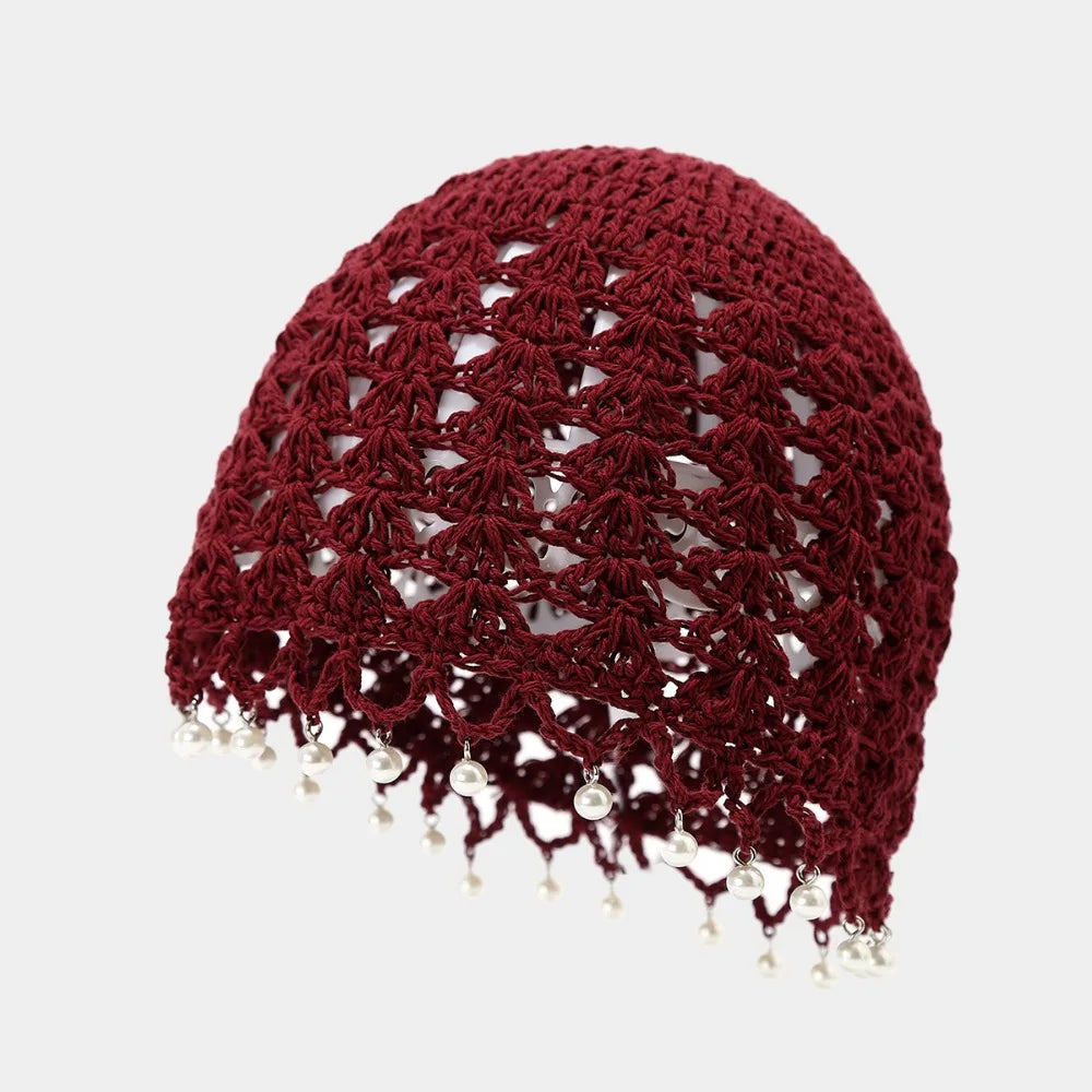 Embrun - Chapeau Crochet Perles