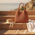 Calanque - Sac Vintage Paille