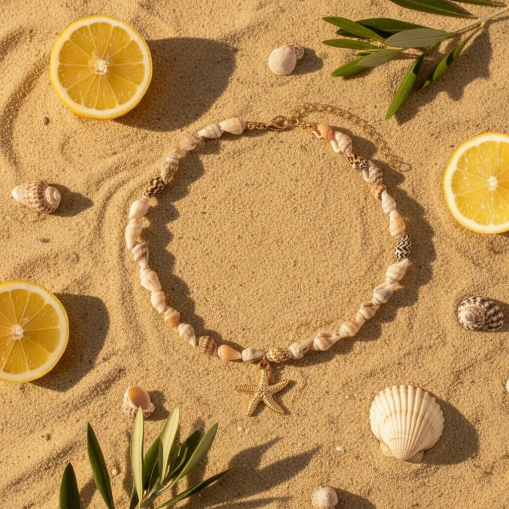 Marée - Collier Coquillages